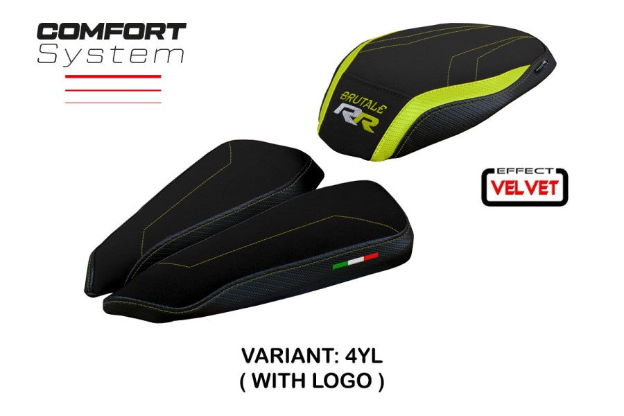 Housse de selle système Confort velours TPZ Italia Meilan MV Agusta Brutale 1000 RR 2020-26 image 7