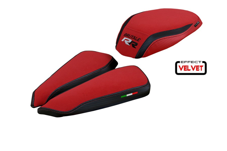 Housse de selle velours TPZ Italia Meilan MV Agusta Brutale 1000 RR 2020-26