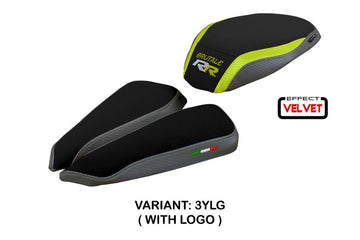 TPZ Italia Meilan velvet Seat Cover MV Agusta Brutale 1000 RR 2020-24 Motorcycle Seat Covers TPZ Italia