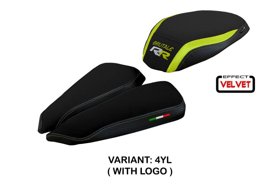 Housse de selle velours TPZ Italia Meilan MV Agusta Brutale 1000 RR 2020-26 image 7