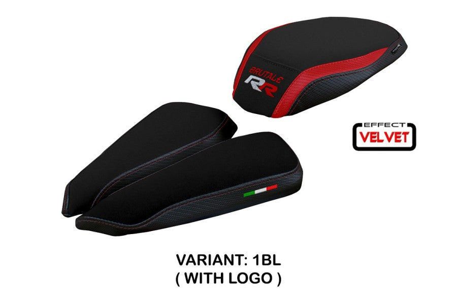 Housse de selle velours TPZ Italia Meilan MV Agusta Brutale 1000 RR 2020-26 image 11