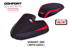 TPZ Italia Ankara velvet Comfort system Seat Cover MV Agusta Brutale 1000 RS 2021-24 Motorcycle Seat Covers TPZ Italia