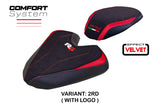 Housse de selle système Confort velours TPZ Italia Ankara MV Agusta Brutale 1000 RS 2021-26
