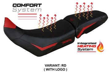 TPZ Italia Heated Seat Cover Triumph Tiger 850 Sport 2021-25 Motorcycle Seat Covers TPZ Italia