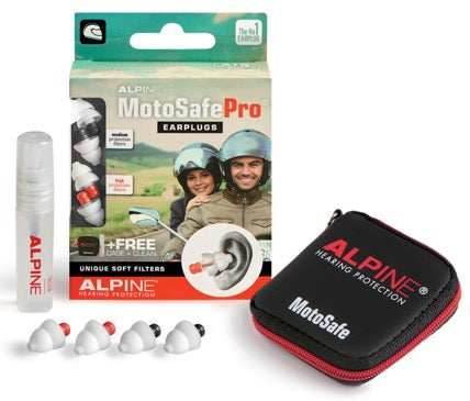 Alpine Motosafe - Hearing Protection for Tour / Race / Pro - Motorcycle Performance Store