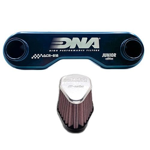 DNA Stage 3 Billet Top Air filter Kit - Honda Monkey Bike 125 2018-21 - Motorcycle Performance Store 