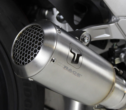 IXRACE M2 INOX Silencer - Kawasaki Ninja 400 2018-23 - Motorcycle Performance Store 