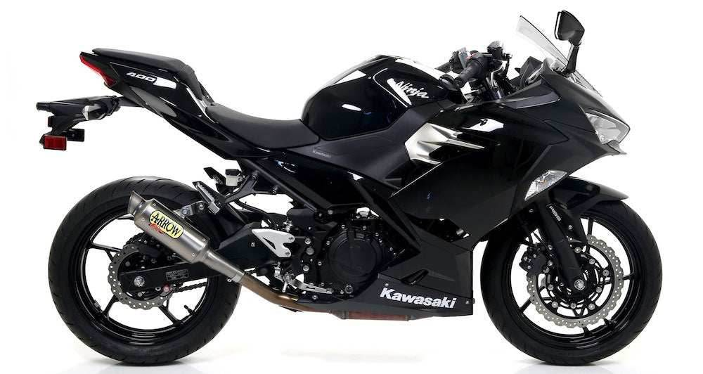 Arrow GP2 Silencer - Kawasaki NINJA 400 2018-21 - Motorcycle Performance Store