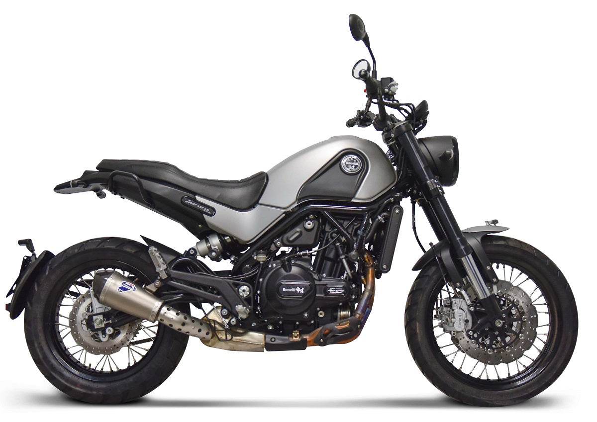 Termignoni Titanium Relevance Silencer - Benelli Leoncino 500 / Trail 2018-21 - Motorcycle Performance Store