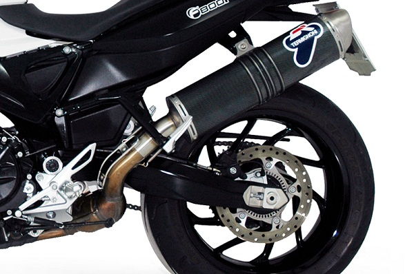 Termignoni Oval Carbon Silencer - BMW F800R 2009-16 - Motorcycle Performance Store 