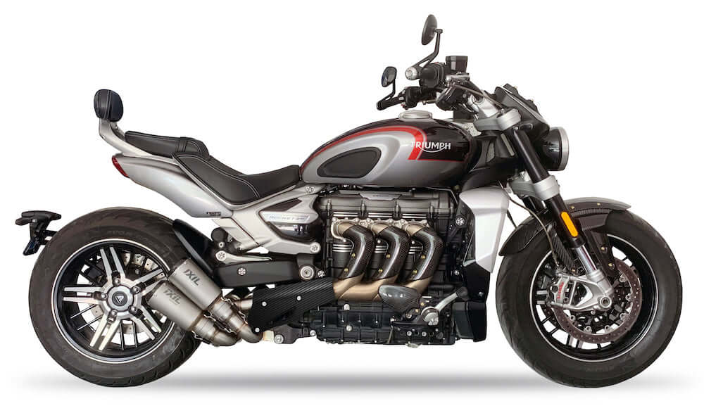 IXIL Race Xtrem Carbon Decat System Triumph Rocket 3 / R 2020-24 - Motorcycle Performance Store 