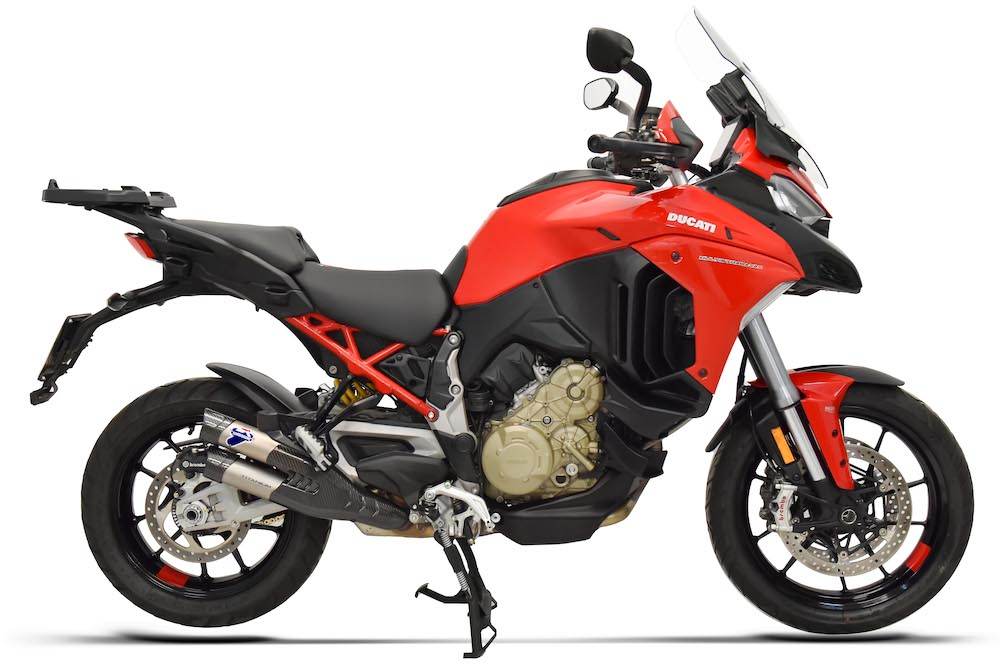 Termignoni Twin Silencer Kit - Ducati Multistrada V4 / S 2021-24 - Motorcycle Performance Store