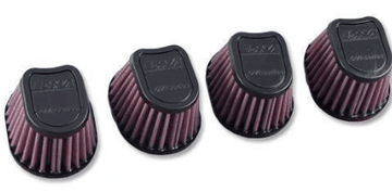 DNA OVAL TAPER RUBBER TOP 87mm Long Clamp on 50mm Set of 4 - Motorcycle Performance Store