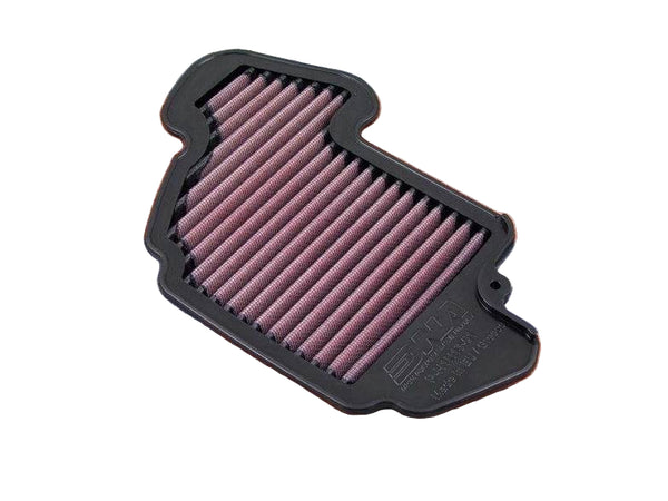 DNA performance high-flow air filter for Honda Grom 125 with cotton gauze media and sealed frame design