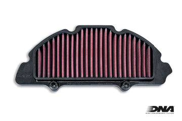 DNA Performance Air Filter Suzuki GSX-S950 high-flow reusable cotton air filter with Full Contour Design