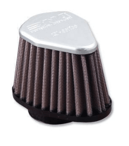 DNA hexagonal performance air filter with CNC aluminium top and 38mm inlet