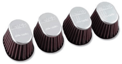 DNA XVO OVAL ALLOY TOP 87mm long Clamp on 51mm Set of 4 - Motorcycle Performance Store