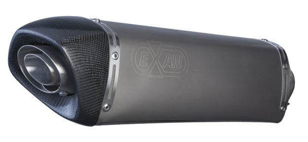 EXAN X-BLACK OVALE FULL SYSTEM - YAMAHA YZF-R3 2015-16 - Motorcycle Performance Store