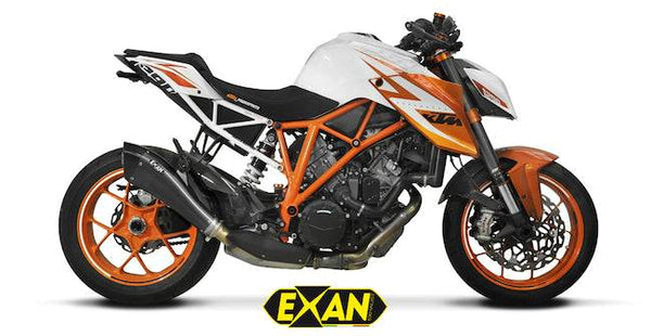 Exan X Black Evo silencer KTM SUPERDUKE 1290 R - 2017-19 - Motorcycle Performance Store
