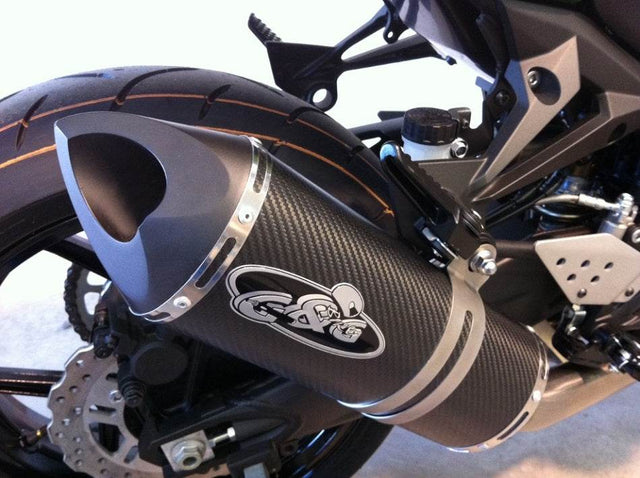 G&G Sport Black Silencer Kawasaki Z 750 2007-12 - Motorcycle Performance Store