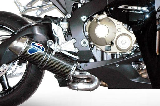 Termignoni Oval Carbon Silencer - HONDA CBR1000RR 2008-13 - Motorcycle Performance Store 