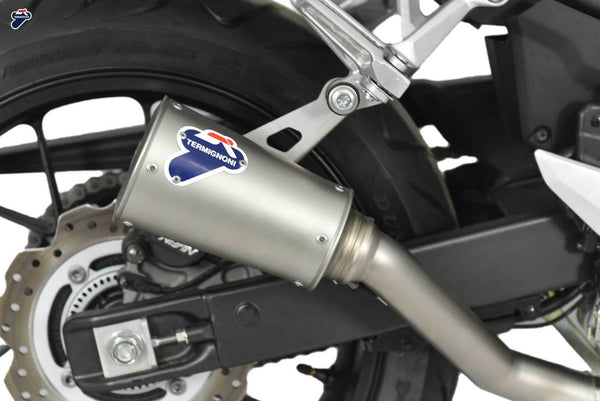 Termignoni GP2R-R Stainless Steel Honda Silencer CB500 F / X 2019-22 - Motorcycle Performance Store