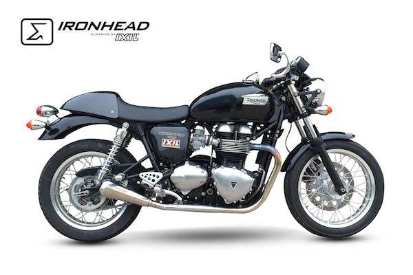 Ironhead OVC11 Conical Silencers Triumph Thruxton 865 2004-15 - Motorcycle Performance Store