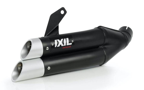 Ixil L3X Black Hyperlow Silencer Kawasaki ER6 650 2005-11 - Motorcycle Performance Store