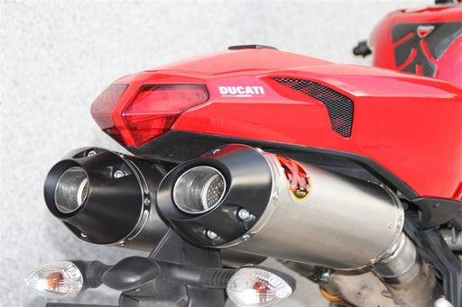 IXIL Hexoval Xtrem Inox Silencers - DUCATI 848 2008-10 - Motorcycle Performance Store 