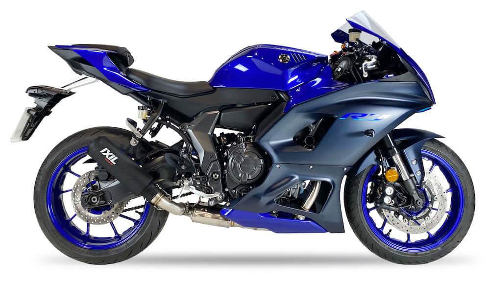 IXIL Round Carbon Xtrem Full System - Yamaha YZF-R7 2021-22 - Motorcycle Performance Store