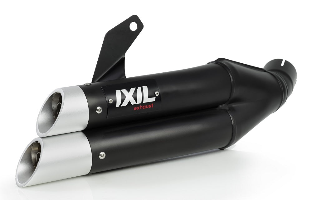 IXIL Black Hyperlow XB Dual Exit Full System - Yamaha MT-07 2014-20