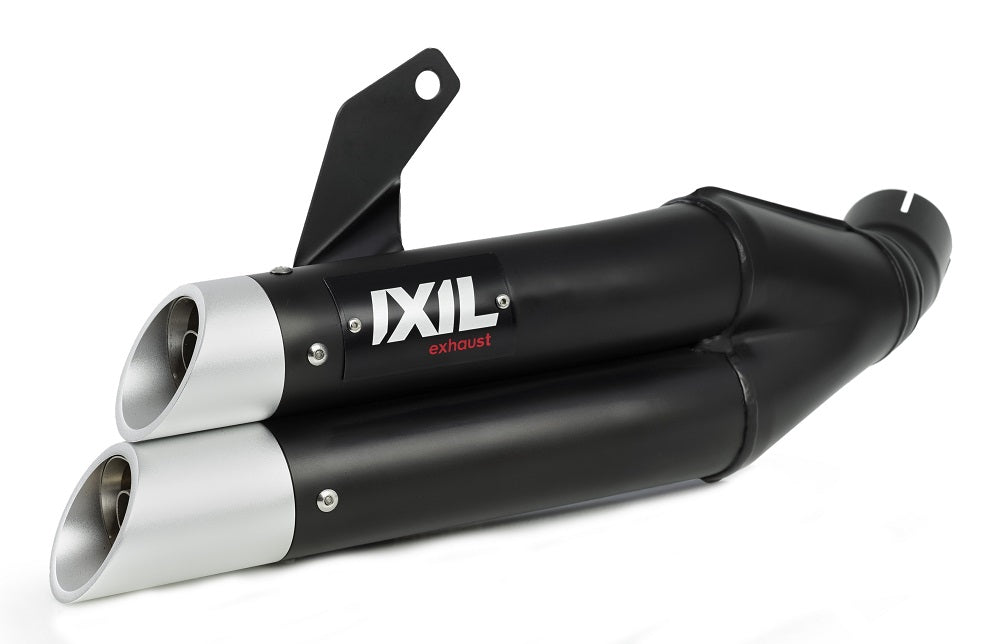 IXIL Hyperlow XL Black Dual Exit Silencer KTM RC 125 / 200 2015-16