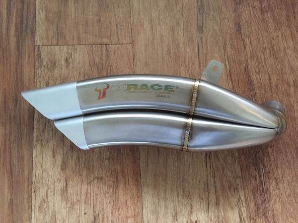 IXRACE Z7 Dual Exit Silencer Suzuki SFV650 Gladius 2009-16 - Motorcycle Performance Store