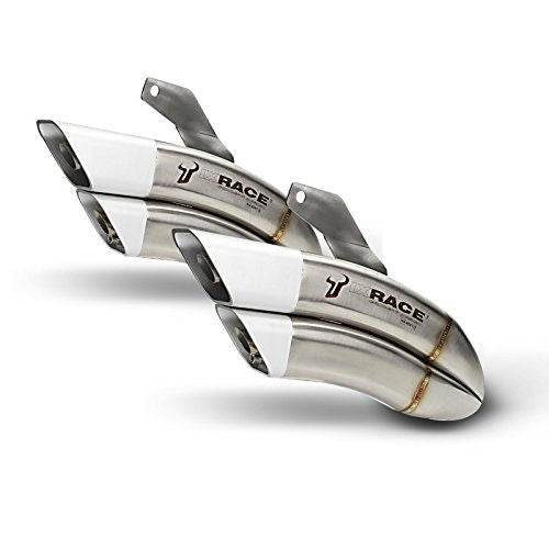 IXRACE Z7 Series 2 x Dual Exit INOX Silencers Kawasaki Z1000SX 2011-19 - Motorcycle Performance Store