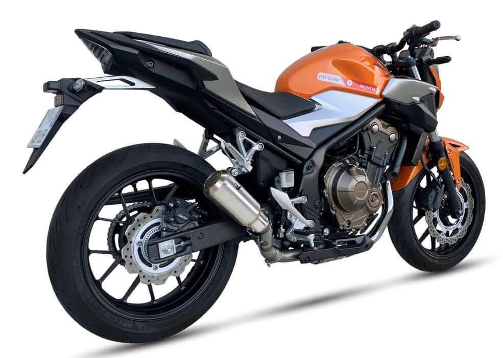 Ixrace Mk2 Inox Silencer Honda CB300R 2018-20 - Motorcycle Performance Store