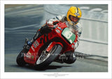 Joey Dunlop 2000 250 TT Art Print - Motorcycle Performance Store