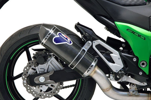 Termignoni Relevance Carbon Sleeve Silencer Kawasaki Z800E 2013-17 - Motorcycle Performance Store 