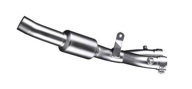 LeoVince Stainless Steel De-cat Pipe Yamaha MT-10 2016-24 - Motorcycle Performance Store