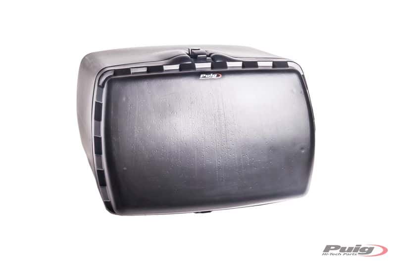 PUIG Universal Top Box 90L Maxi (Pizza) Box with Lock and Rear Opening Lid - Motorcycle Performance Store 