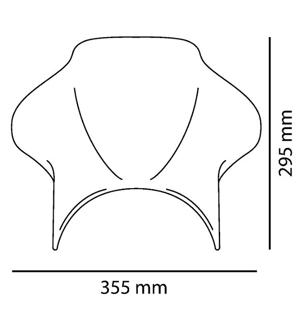 Puig Cockpit Universal Motorcycle Screen - Motorcycle Performance Store