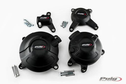 Puig Engine Protective Covers - Yamaha MT-09 / SP 2014-20 - Motorcycle Performance Store 