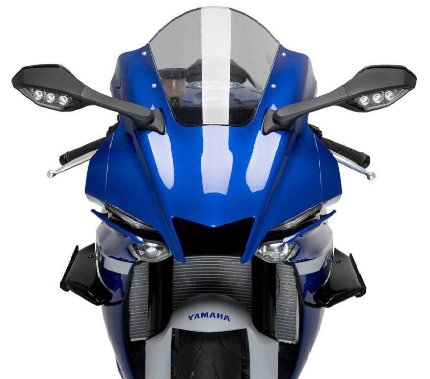 PUIG Downforce Side Spoilers Yamaha YZF-R1 (R1M) 2020-24 - Motorcycle Performance Store