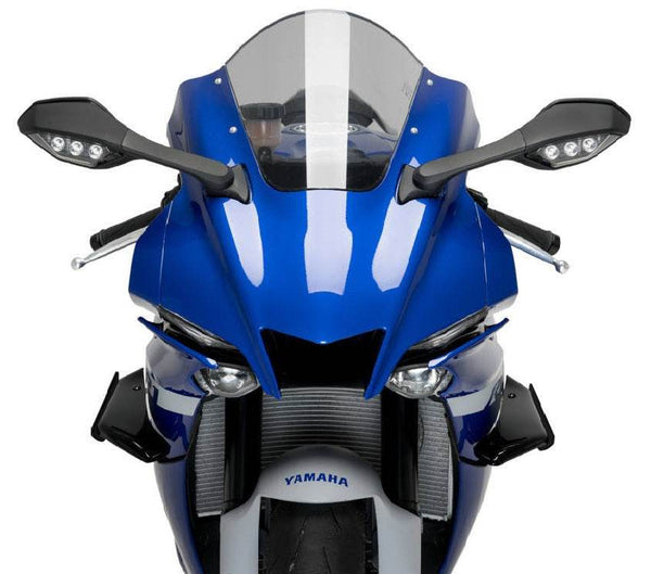 PUIG Downforce Side Spoilers Yamaha YZF-R1 (R1M) 2020-24 - Motorcycle Performance Store