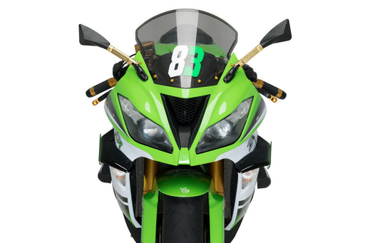 PUIG Downforce Side Spoilers Kawasaki ZX-6R 2009-16 - Motorcycle Performance Store 