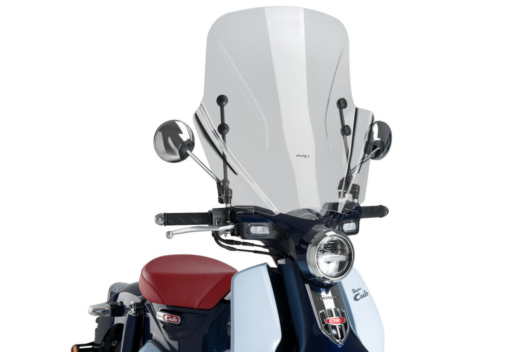 Puig T.X Windshield - Honda Super Cub C125 2018-23 - Motorcycle Performance Store 