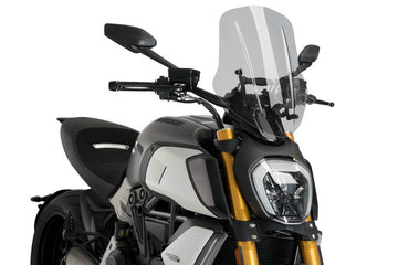 PUIG New Generation Touring Screen Ducati Diavel 1260 / S 2019-23 - Motorcycle Performance Store
