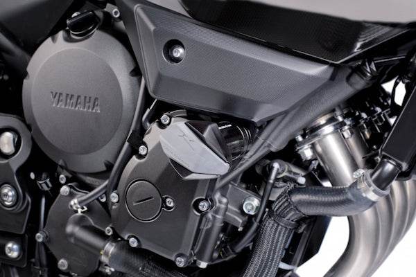 PUIG R12 Crash Pads - Yamaha XJ6 + Diversion 2009-17 - Motorcycle Performance Store
