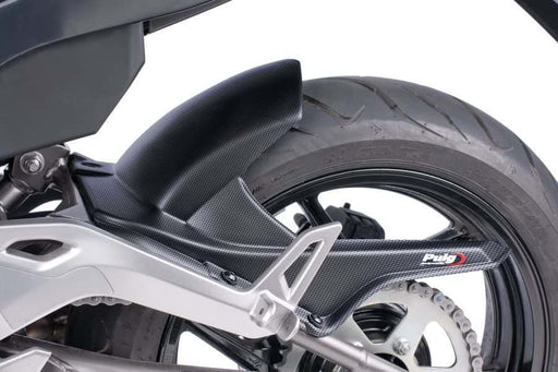 Puig Carbon Look Rear Hugger - Kawasaki ER6-N / F 2012-16 - Motorcycle Performance Store 