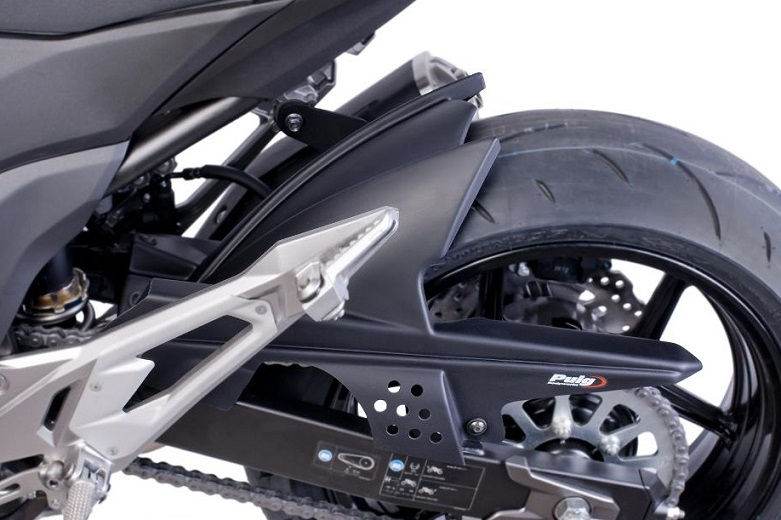 PUIG Hugger/Chainguard Black - KAWASAKI Z 800 2013-16 - Motorcycle Performance Store