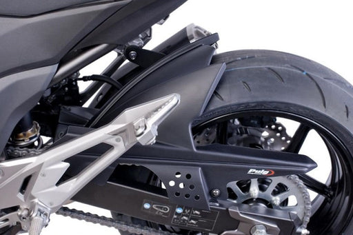 PUIG Hugger/Chainguard Black - KAWASAKI Z 800 2013-16 - Motorcycle Performance Store 